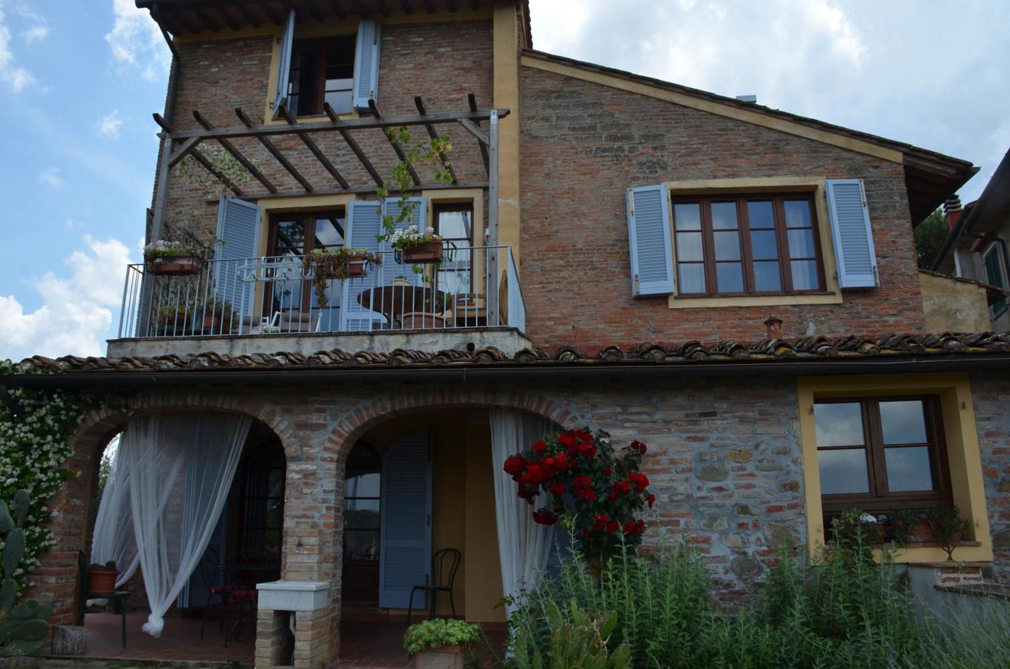 Ferienwohnung Casa Magnolia Terricciola Exterior foto